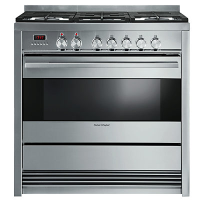 Fisher & Paykel OR90SDBGFX3 Dual Fuel Range Cooker, Stainless Steel